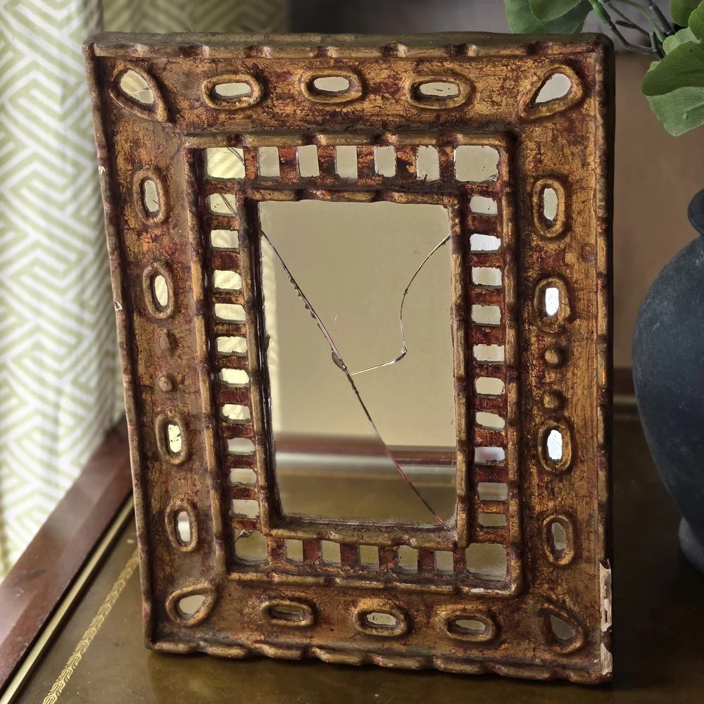 19th century baroque-style mirror | Gilded